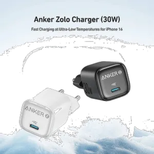 شارژر دیواری 30 وات انکر مدل Zolo A2698 EU - بندانگشتی 8