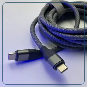 شارژر دیواری 65 وات 3 پورت وونک مدل PD65w به همراه کابل USB-C - بندانگشتی 10