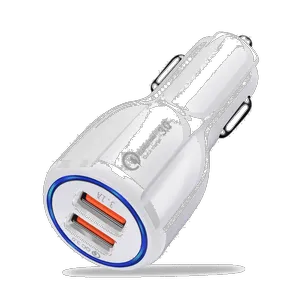 شارژر فندکی 35 وات مدل QC 3 - بندانگشتی 5