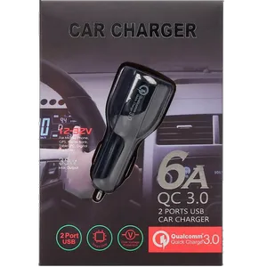 شارژر فندکی 35 وات مدل QC 3 - بندانگشتی 7