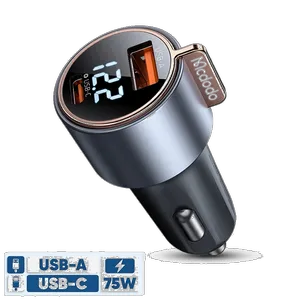 شارژر فندکی 75وات دو پورت مک دودو مدل CC-3690 - بندانگشتی 1
