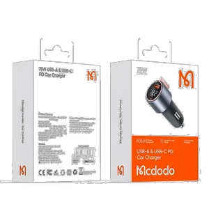 شارژر فندکی 75وات دو پورت مک دودو مدل CC-3690 - بندانگشتی 17