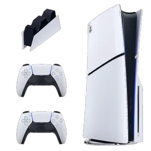 Sony PlayStation 5 Slim Console 1TB Region CFI-2116 Europe with Additional Controller and Charging Station - بندانگشتی 2