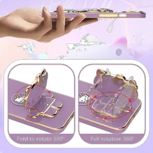 Spartan Kitty Cover For Xiaomi Mi 11 Lite / Mi 11 Lite NE / Mi 11 Lite 5G With Strap - بندانگشتی 10