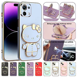Spartan Kitty Cover For Xiaomi Mi 11 Lite / Mi 11 Lite NE / Mi 11 Lite 5G With Strap - بندانگشتی 11