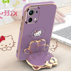Spartan Kitty Cover For Xiaomi Mi 11 Lite / Mi 11 Lite NE / Mi 11 Lite 5G With Strap - بندانگشتی 13