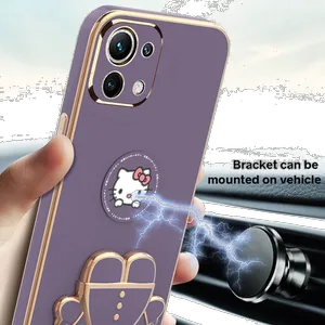 Spartan Kitty Cover For Xiaomi Mi 11 Lite / Mi 11 Lite NE / Mi 11 Lite 5G With Strap - بندانگشتی 9