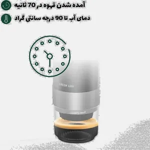 اسپرسوساز سفری گرین لاین مدل GLCM04-GNCPNSCOFM - بندانگشتی 5