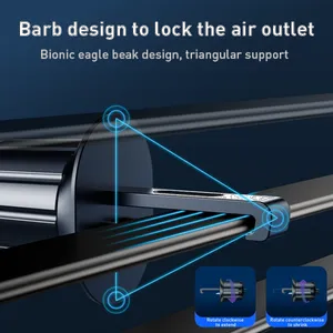 YESIDO C167 AIR VENT CAR HOLDER - بندانگشتی 5