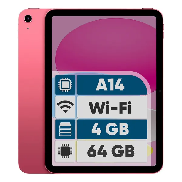 تبلت 10.9 اینچ اپل مدل iPad 2022 Wi-Fi با ظرفیت 64 گیگابایت و رم 4 گیگابایت