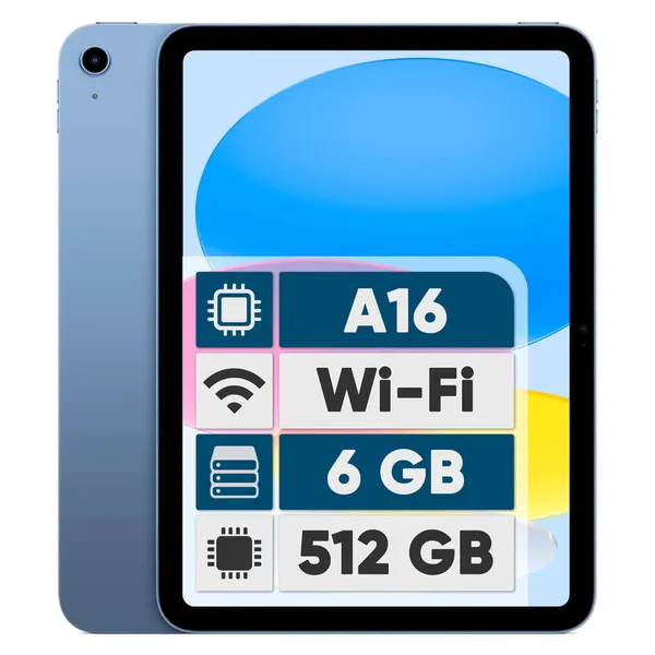 تبلت 11 اینچ اپل مدل iPad 2025 Wi-Fi با ظرفیت 512 گیگابایت و رم 6 گیگابایت