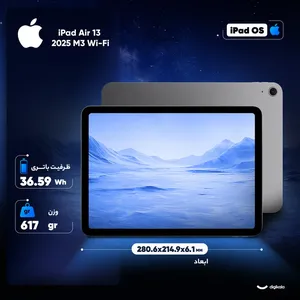 Apple ipad Air 13 2025 M3 WiFi 128G 8G RAM Tablet - angle 64