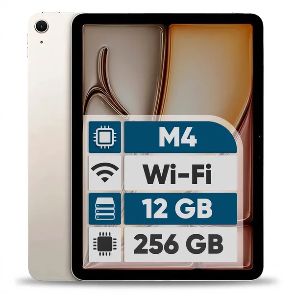 تبلت 13 اینچ اپل مدل iPad Air 2026 M4 Wi-Fi با ظرفیت 256 گیگابایت و 12 گیگابایت رم
