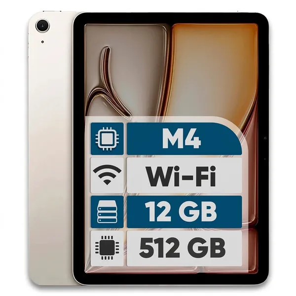 تبلت 13 اینچ اپل iPad Air 2026 M4 با 512 گیگابایت حافظه و 12 گیگابایت رم