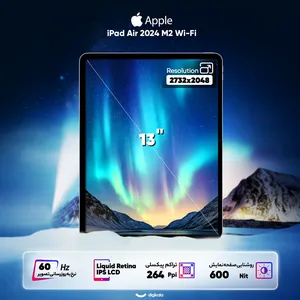 Apple iPad Air 2024 M2 Wi-Fi 13 Inch Tablet 128GB and 8GB Ram - angle 7