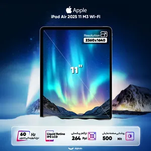 Apple iPad Air 2025 M3 Wi-Fi 11 inch 128GB and 8GB Ram Tablet - angle 10
