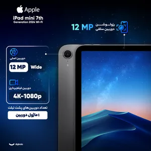 Apple iPad mini 7th Generation 2024 Wi-Fi 8.3 inch Tablet 128GB and 8GB Ram - angle 9