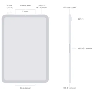 Apple iPad mini 7th Generation 2024 Wi-Fi 8.3 inch Tablet 256GB and 8GB Ram  - angle 27