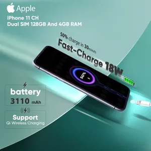 Apple iPhone 11 CH Dual SIM 128GB And 4GB RAM Mobile Phone - angle 64