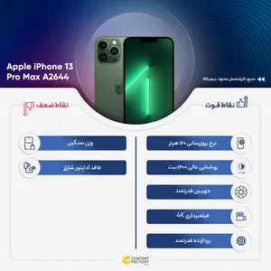 Apple iPhone 13 Pro Max ZAA Dual SIM 256GB And 6GB RAM Mobile Phone - Not Activated - angle 27