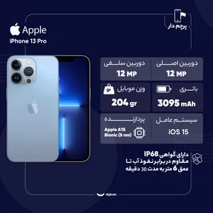 Apple iPhone 13 Pro RK/A Single SIM 512GB And 6GB RAM Mobile Phone - Not Activated - angle 34