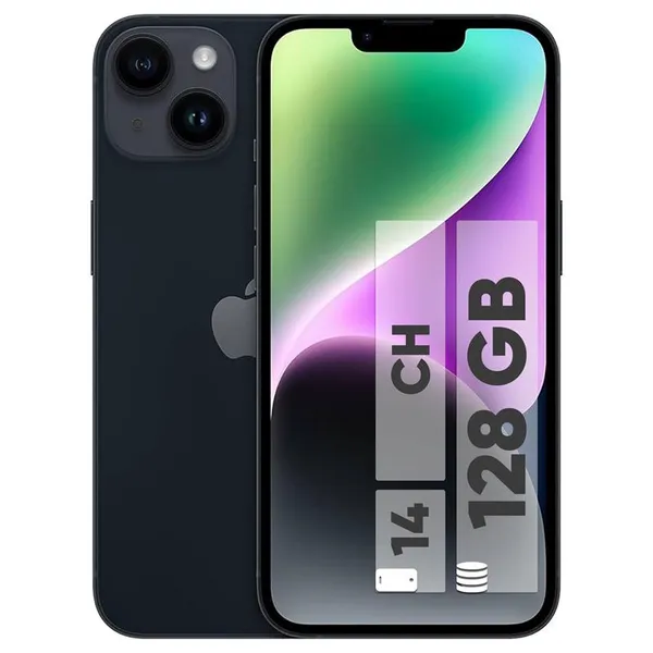 گوشی موبایل اپل iPhone 14 CH دو سیم کارت 128GB با رم 6GB