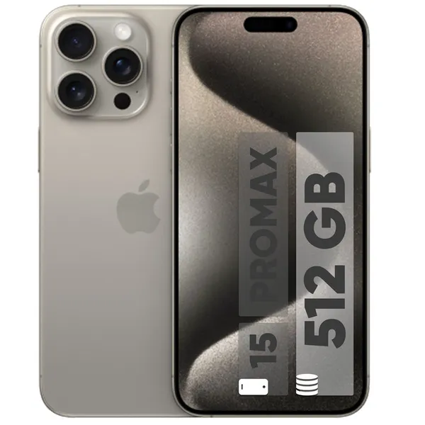 گوشی موبایل اپل iPhone 15 Pro Max ZAA دو سیم‌ کارت 512 گیگابایت و 8 گیگابایت رم