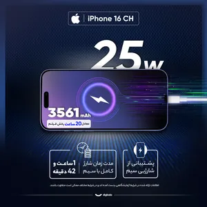 Apple iPhone 16 CH Dual SIM Storage 256GB And RAM 8GB Mobile Phone - angle 25