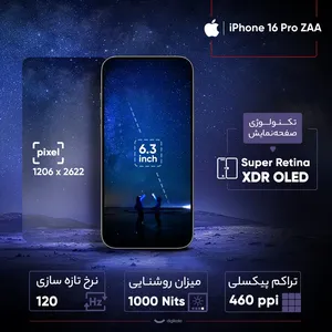 Apple iPhone 16 Pro ZAA Dual SIM Storage 256GB And RAM 8GB Mobile Phone - Activated - angle 20