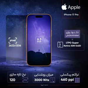 Apple iPhone 17 Pro ZAA Single SIM + eSim Storage 256GB And RAM 12GB Mobile Phone - Not Activated - angle 62