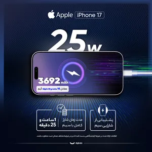 Apple iPhone 17 ZAA Single SIM +eSim Storage 256GB And RAM 8GB Mobile Phone -   Not Activated - angle 21
