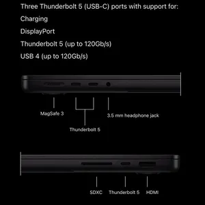 Apple MacBook Pro MGDN4 2026 LLA-M5 Pro-24GB RAM-1TB SSD 14.2 Inch Laptop  - angle 25