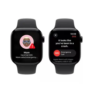 Apple Series 10 46mm Aluminum Smart Watch With Silicon Band - angle 13