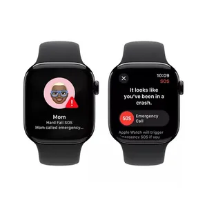 Apple Series 10 46mm Aluminum Smart Watch With Silicon Band - angle 14