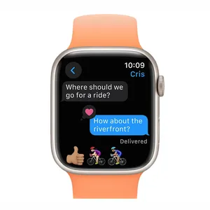 Apple Series 9 Aluminum 45mm M/L Smart Watch - angle 10