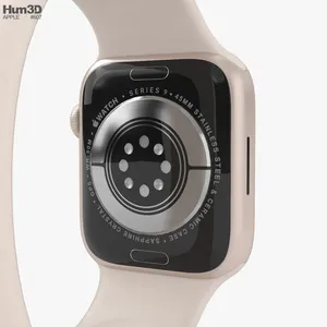 Apple Series 9 Aluminum 45mm M/L Smart Watch - angle 42