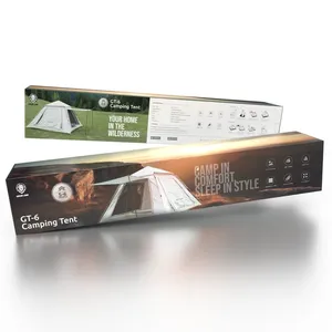 چادر کمپینگ 6 نفره گرین لاین مدل GT-6 با طراحی ضدآب و مقاوم - angle 3