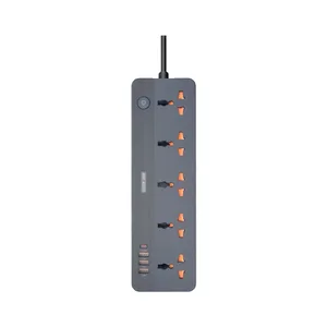 چندراهی برق گرین لاین مدل GS-250 با 5 پریز و 4 پورت USB - angle 2