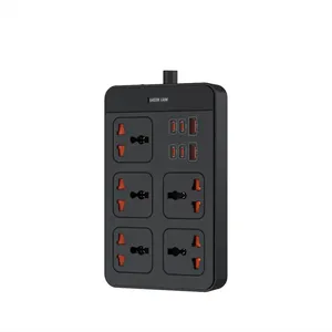 چندراهی برق گرین لاین مدل GS 500 با 5 پریز و 6 پورت USB - angle 2
