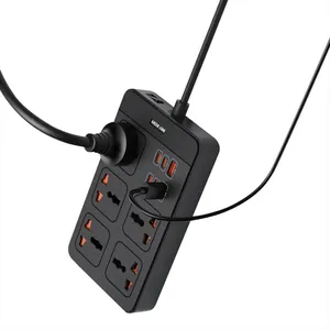 چندراهی برق گرین لاین مدل GS 500 با 5 پریز و 6 پورت USB - angle 5