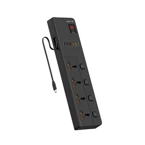 چندراهی برق گرین لاین مدل GS-800 با 4 پریز و 5 پورت USB - angle 2