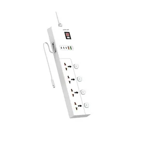 چندراهی برق گرین لاین مدل GS-800 با 4 پریز و 5 پورت USB - angle 5