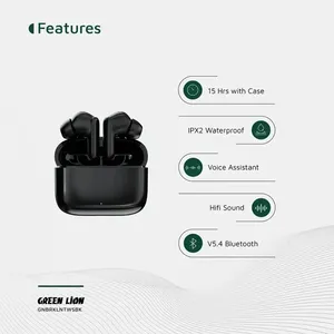 هدفون بلوتوثی گرین لاین مدل Brooklyn با کیفیت صدای HiFi و طراحی مقاوم - angle 12