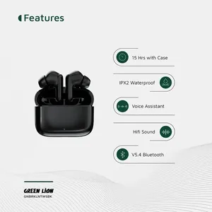 هدفون بلوتوثی گرین لاین مدل Brooklyn با کیفیت صدای HiFi و طراحی مقاوم - angle 11