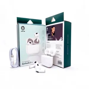 هدفون بلوتوثی گرین لاین مدل Earbuds 3 GNTWIRGNBUD3 با عمر باتری 20 ساعت - angle 4