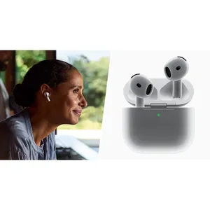 هدفون بلوتوثی اپل AirPods 4 با درگاه USB Type-C و قابلیت‌های پیشرفته - angle 10
