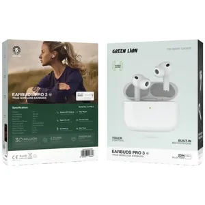 هندزفری بلوتوثی گرین لاین Earbuds Pro 3 با کیفیت صدای استریو و طراحی ارگونومیک - angle 4