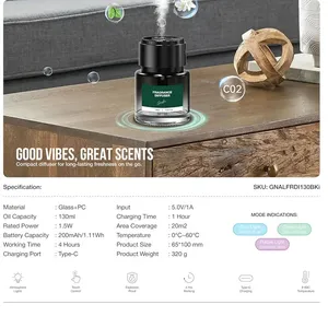 خوشبوکننده خودرو گرین لاین مدل GNALFRDI130BK با رایحه Black - 130 میلی لیتر - angle 10