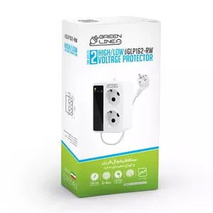 محافظ ولتاژ گرین لاین مدل GLP162-RW با طول 1.8 متر - angle 15