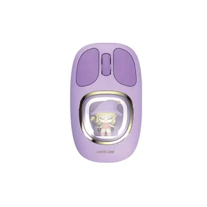 ماوس بی سیم گرین لاین مدل MOOSH با طراحی شیک و قابلیت اتصال چندگانه - angle 6